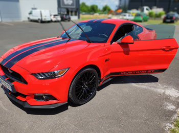 bande mustang carbon